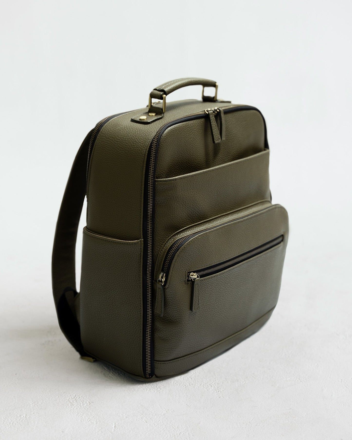 Photo Backpack cuero granulado