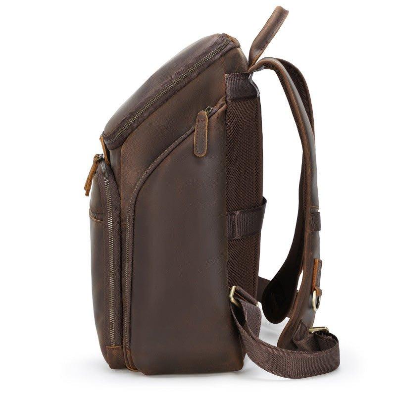 Mochila Atenas en cuero Crazy Horse